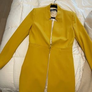 Zara mustard yellow jacket, size small